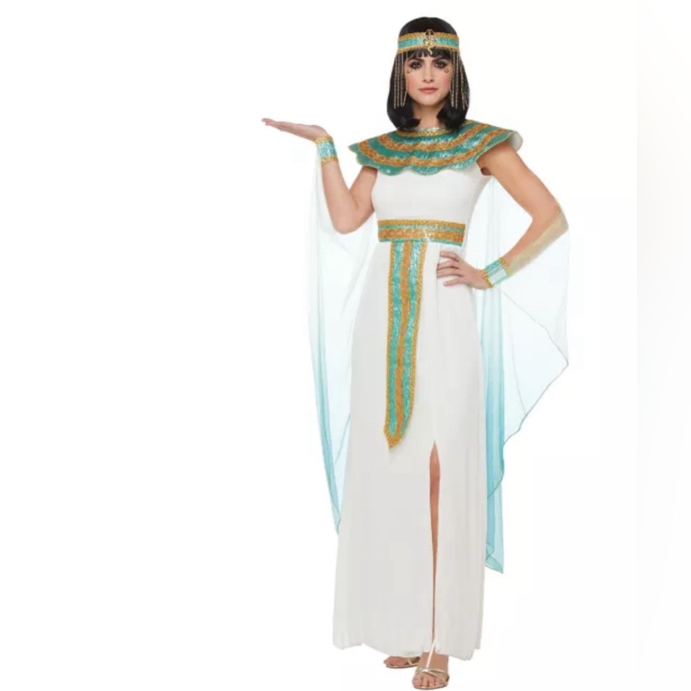 Cleopatra costume , used ( wore 4 hours)